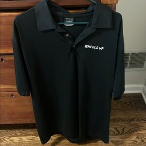Nike Golf Wheels Up Black Polo Shirt